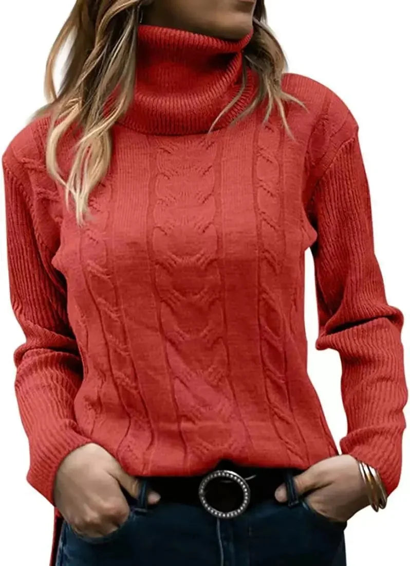 Pull tricoté vintage pour femmes