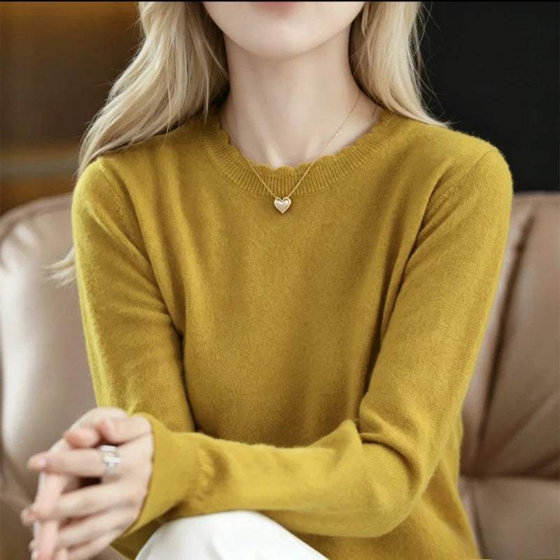 Pull Décontracté Femme – Maille Douce et Confortable