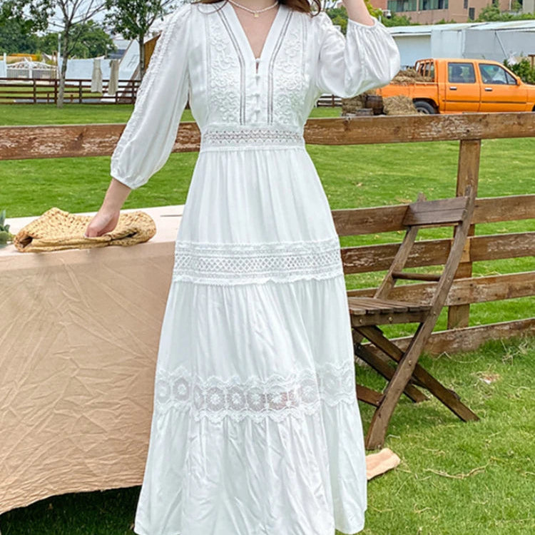 Robe longue de plage pour femmes