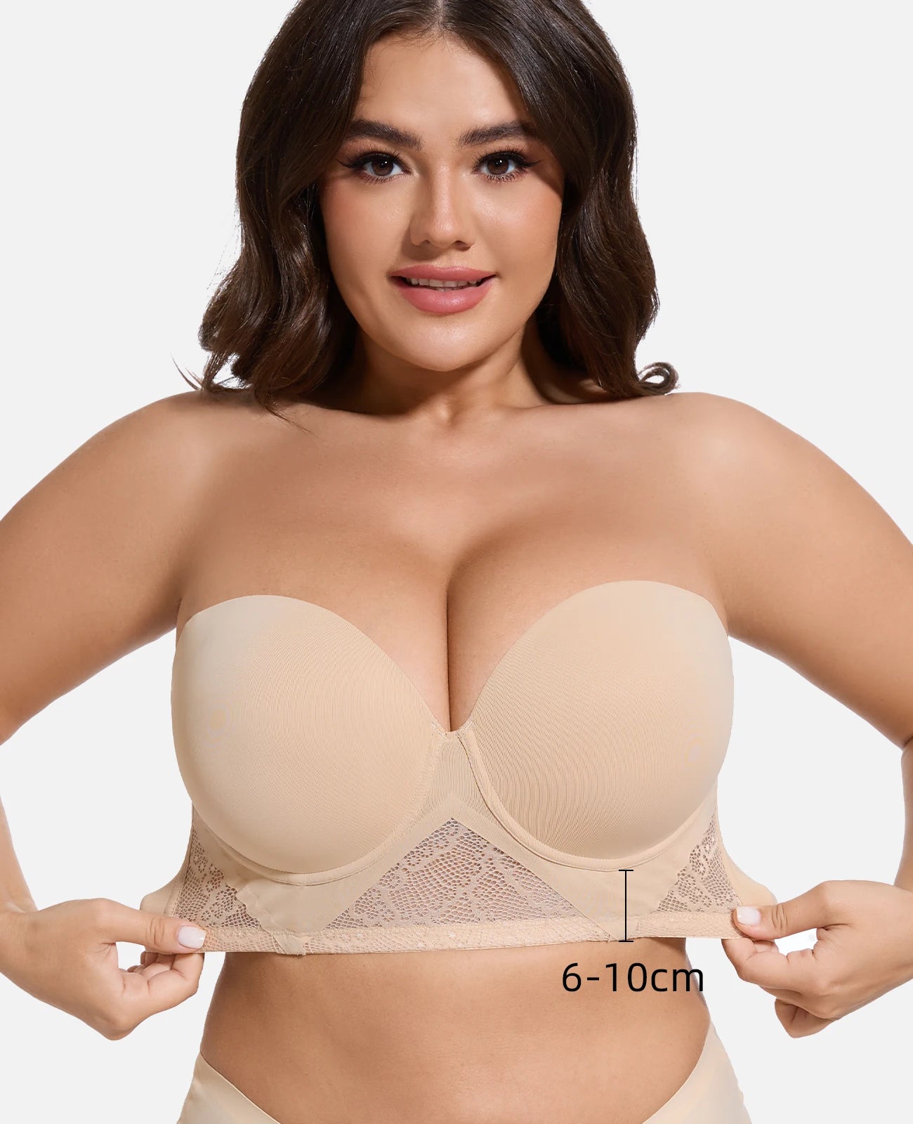 Soutien-gorge rembourré avec dentelle pour femmes