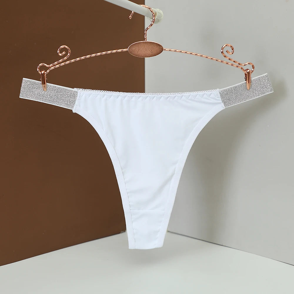 String avec strass lettres et diamants pour femmes