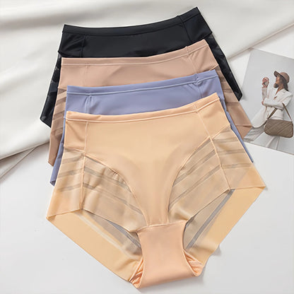 Slip Taille Basse Femme – Sans Couture et Effet Soie