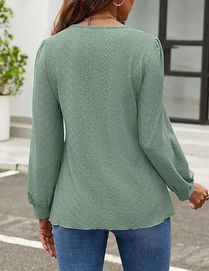 T-Shirt Ample Femme – Manches Longues