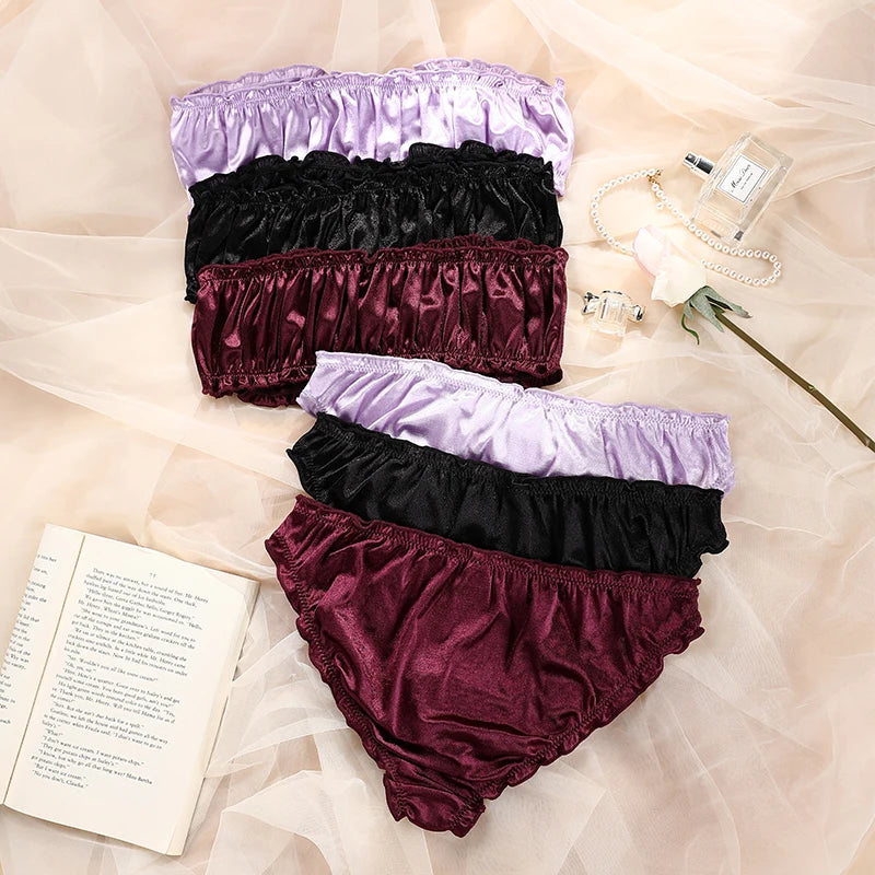 Ensemble de sous-vêtements sans bretelles pour femmes