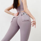 Leggings de yoga taille haute avec poche pour femmes
