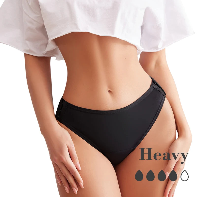 Culotte menstruelle taille haute pour femmes