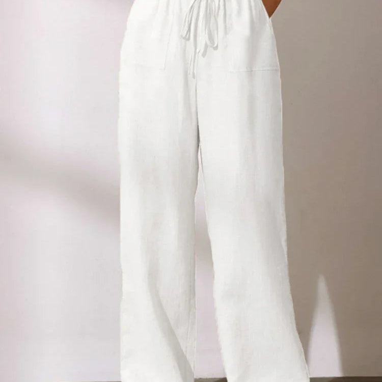 Pantalon d'été en coton pour femmes