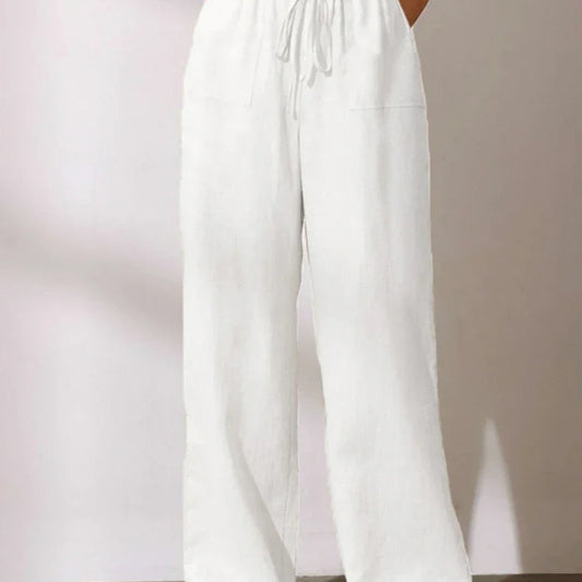 Pantalon d’Été Femme en Coton – Coupe Légère