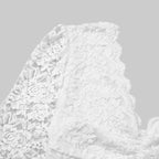 Body moulant élégant en dentelle florale pour femmes