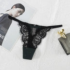 String taille basse transparent pour femmes