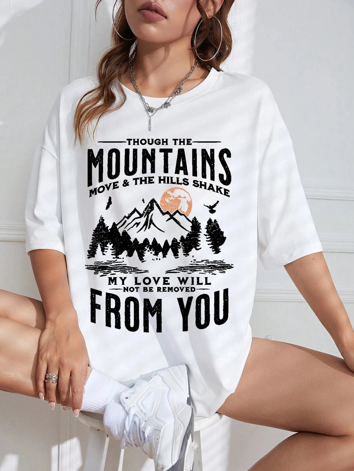 T-Shirt en Coton Grande Taille Femme – Coupe Confort
