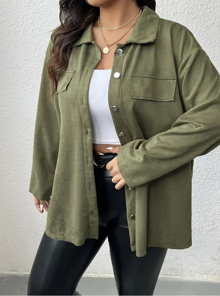 Chemise de grande taille améliorée pour femmes