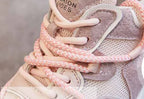 Baskets en maille daim en cuir véritable pour femmes