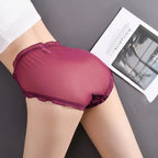 Culotte en maille de dentelle creuse sexy pour femmes