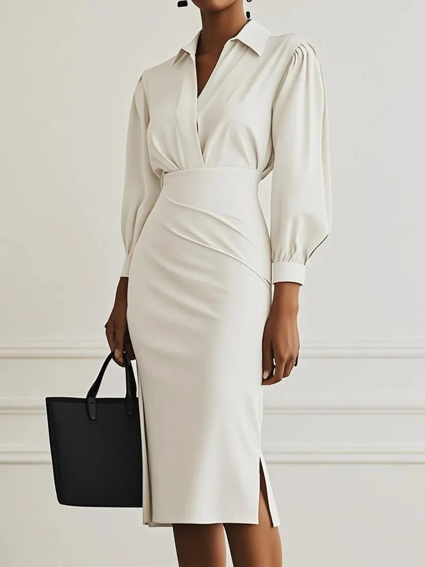 Robes taille cintrée, longueur genou pour femmes
