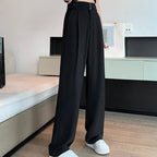 Pantalon ample taille haute pour femmes