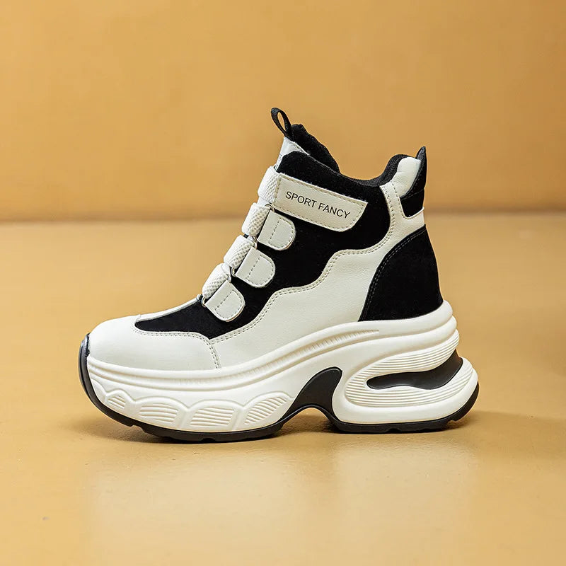 Baskets décontractées  en cuir pour femmes