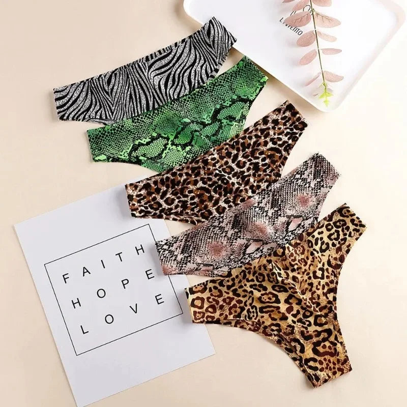 String Léopard Femme – Sans Couture et Taille Basse