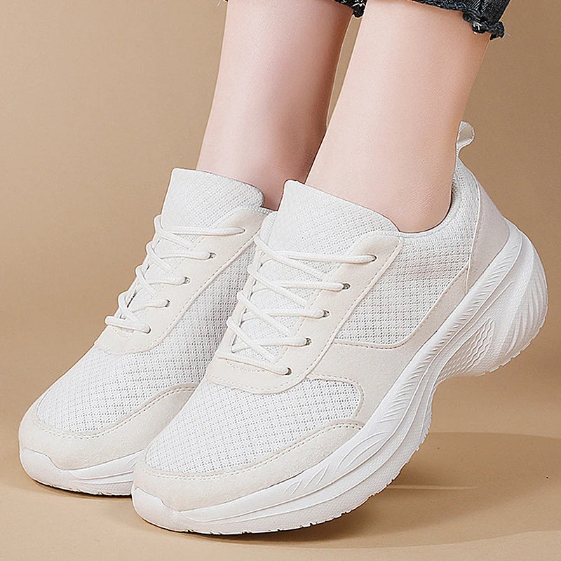 Baskets confortables à talons pour femmes