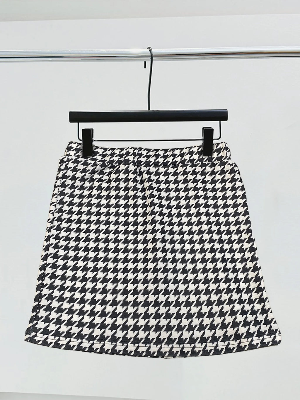 Demi-jupe élégante à taille élastique pour femmes
