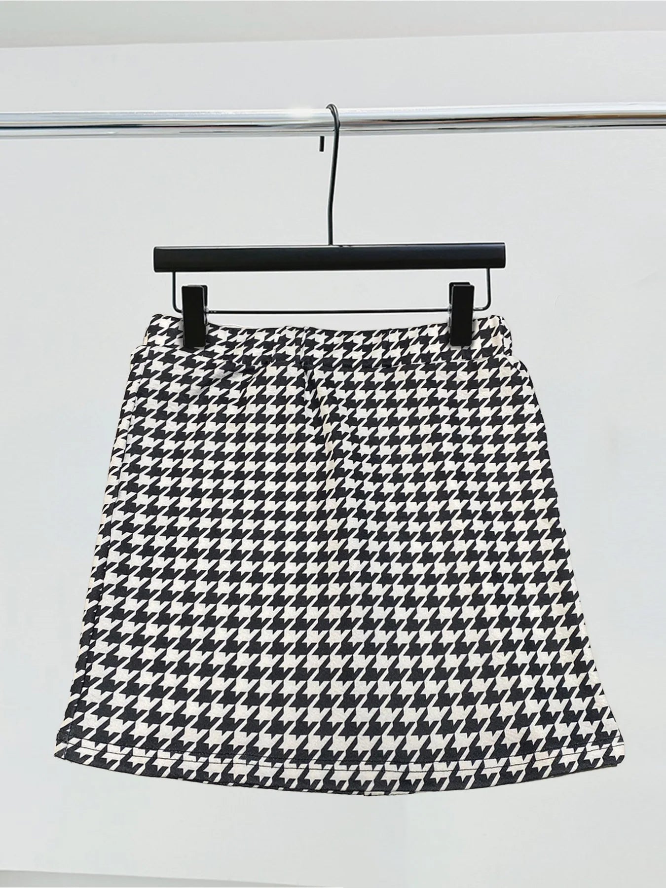 Demi-jupe élégante à taille élastique pour femmes
