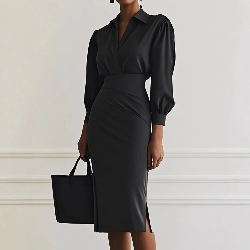 Robes taille cintrée, longueur genou pour femmes