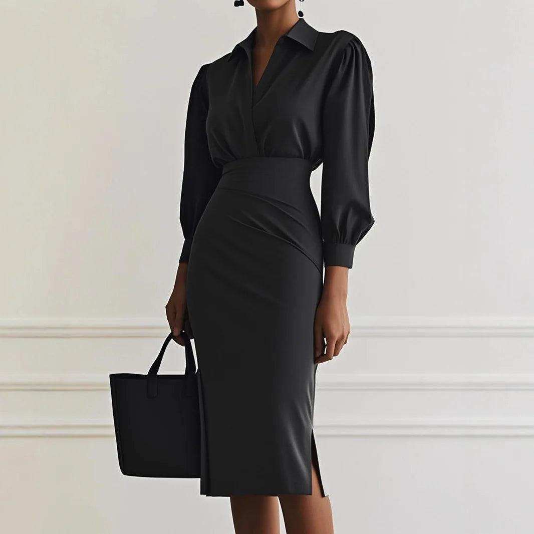 Robes taille cintrée, longueur genou pour femmes