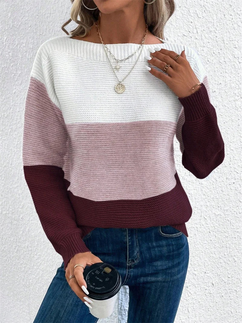 Pull tricoté amples pour femmes