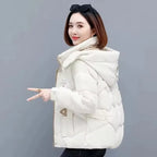 Vestes courtes rembourrées en coton pour femme