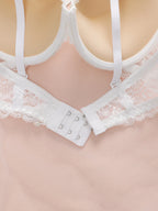 Ensemble soutien-gorge sexy brodé en dentelle pour femmes