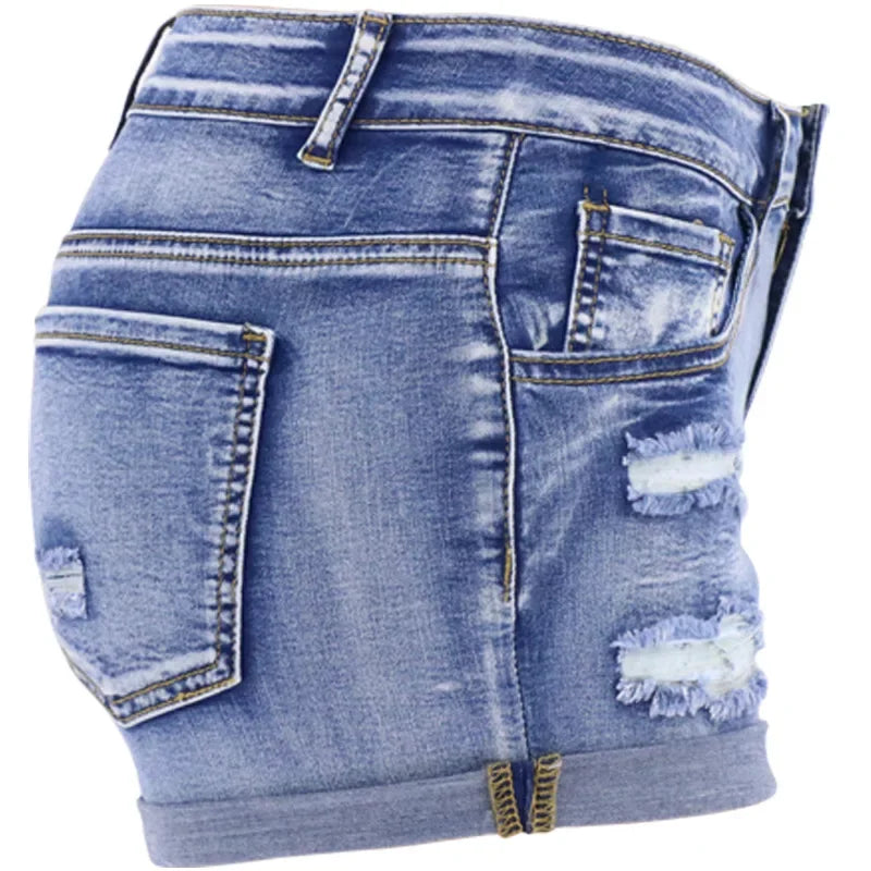 Short en Jean Femme – Fentes Tendance