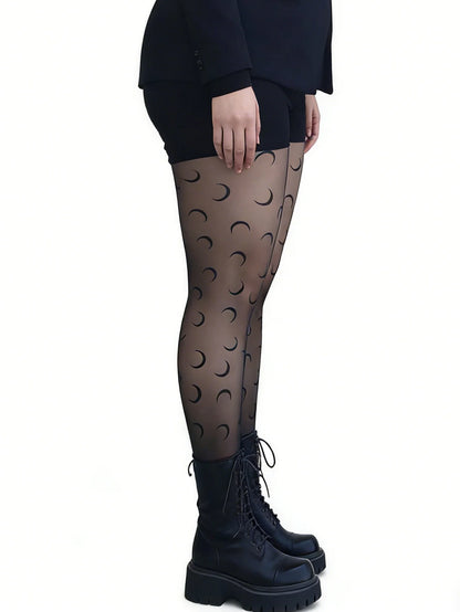 Collants Moulants Femme – Motif Géométrique