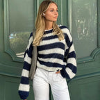 Pull à col rond pour femmes