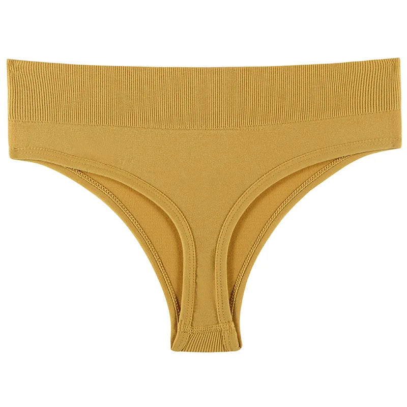 String taille basse sans couture pour femmes