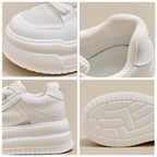 Baskets en cuir respirant pour femmes