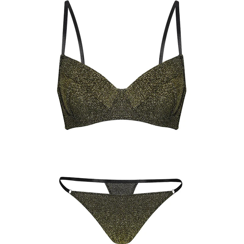Ensemble soutien-gorge et string sexy pour femmes
