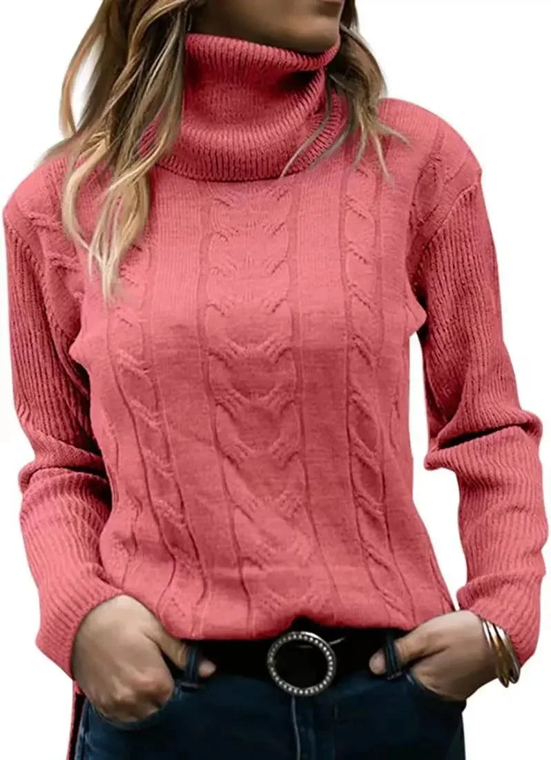 Pull tricoté vintage pour femmes