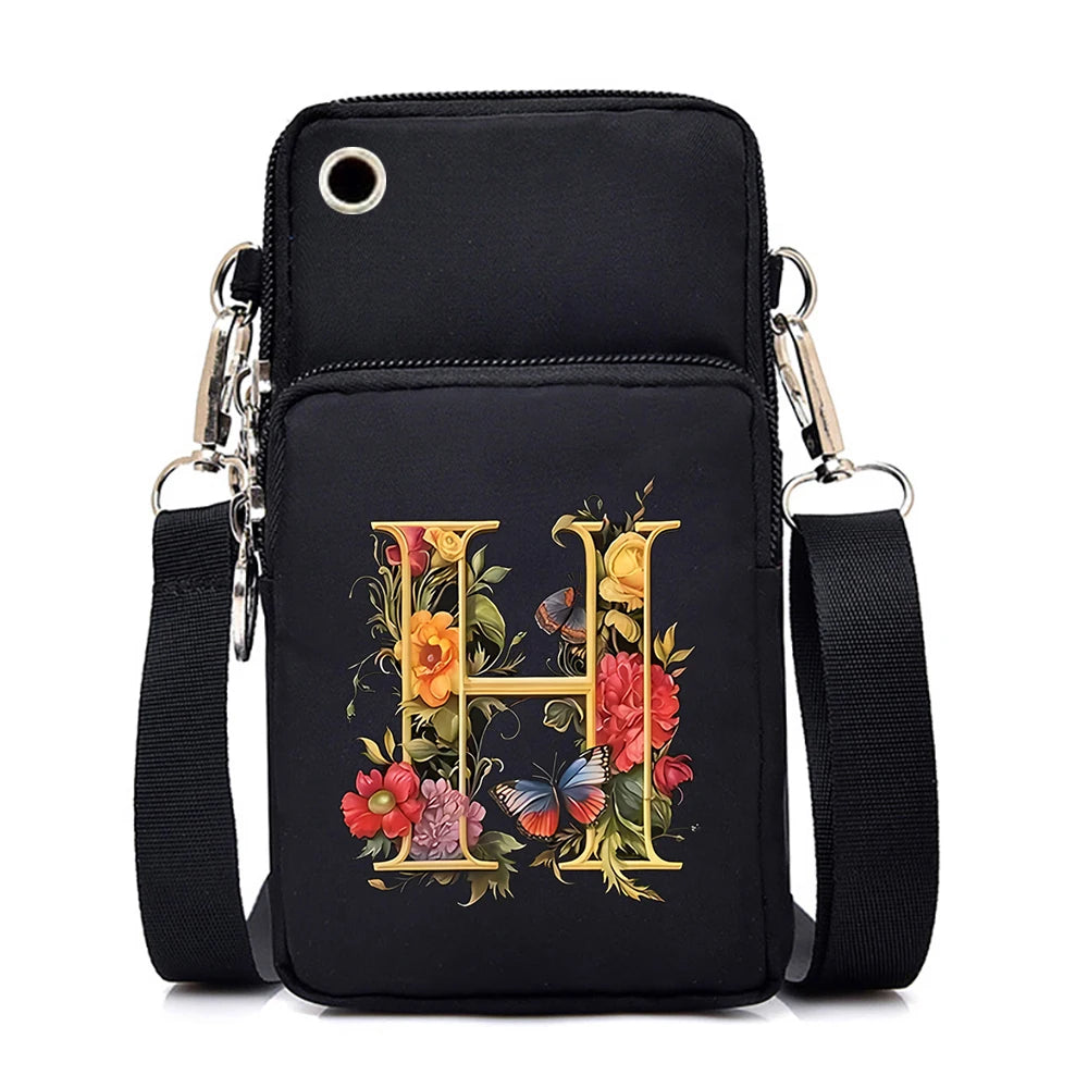 Sacs à bandoulière en cuir souple pour téléphone portable pour femmes