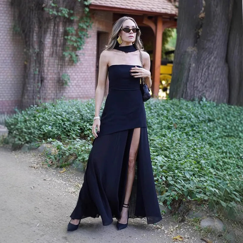 Robe sans bretelles pour femmes