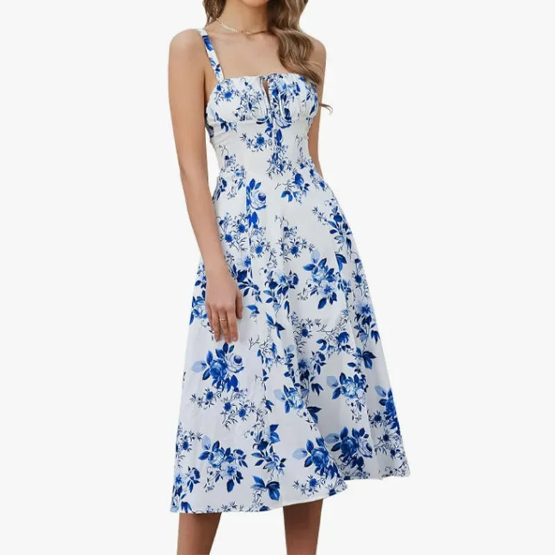 Robe longue sans manches pour femmes