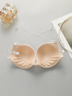 Lot 2 pièces soutien-gorge sexy transparent pour femmes