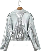 Vestes en faux cuir pour femmes
