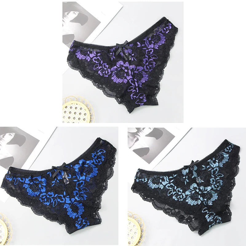 Lot de 3 culottes sexy pour femmes