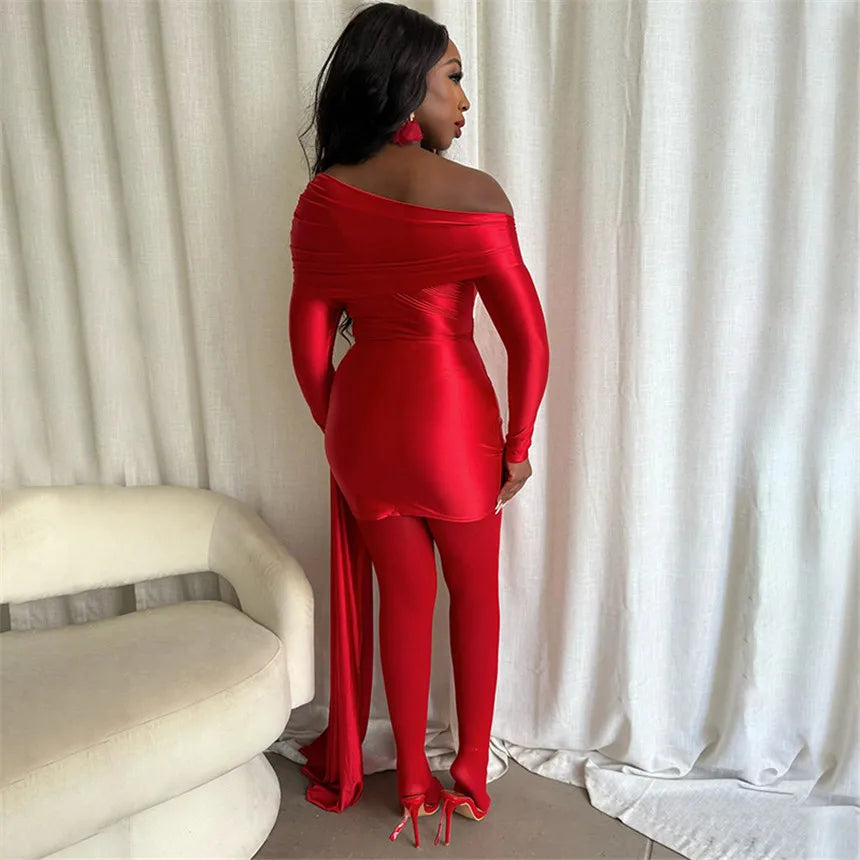 Mini robe élégante moulante  pour femmes