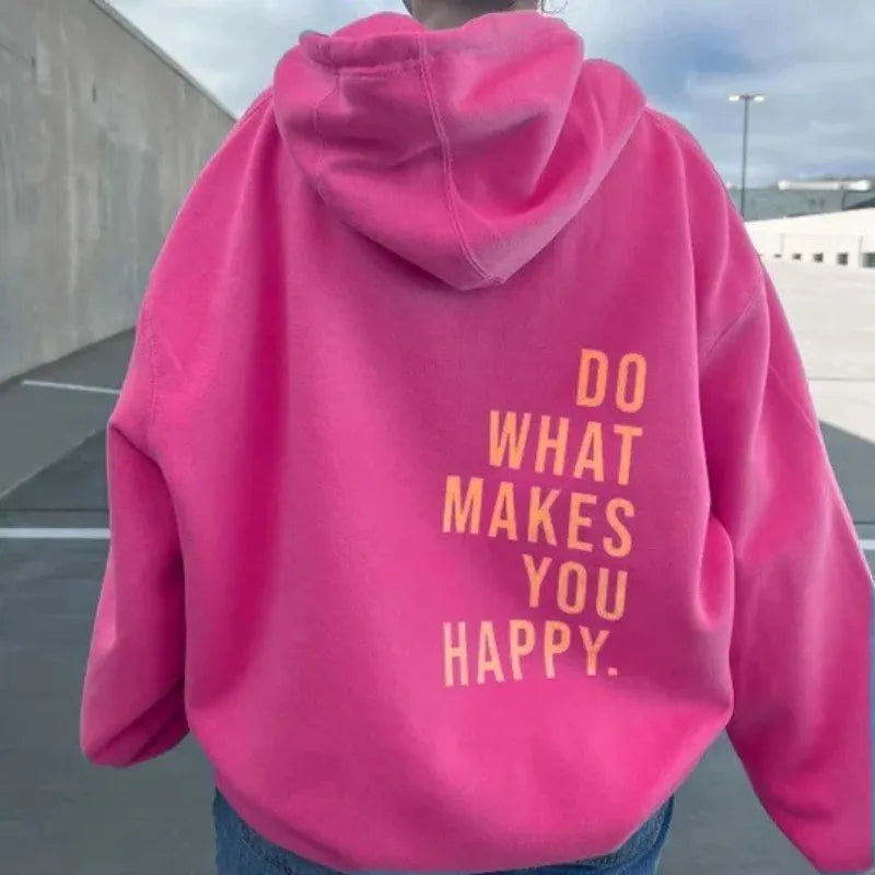 Sweat à capuche rétro pour femmes