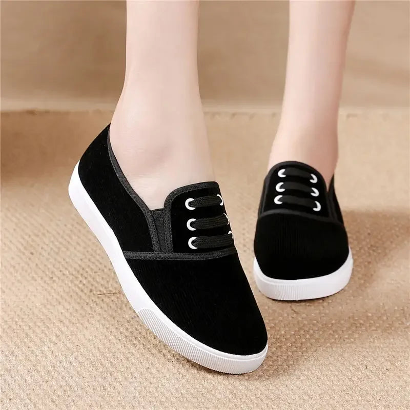 Chaussures plates sans lacet  pour femmes