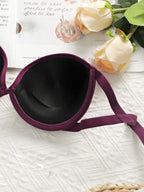 Soutien-gorge avec jantes en acier, push up froncé pour femmes