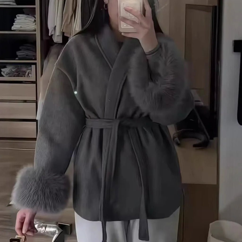 Manteau en laine tendance pour femmes