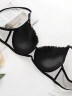 Ensemble de lingerie sexy imprimé léopard pour femmes