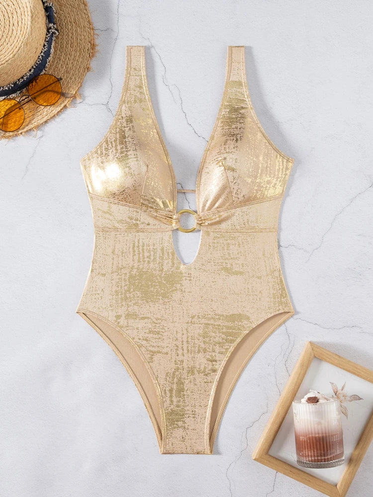 Body moulant coupe slim et col V profond pour femmes